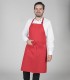 Delantal con peto Rojo