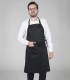 Delantal con peto Negro