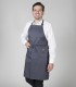 Delantal con peto Gris marengo