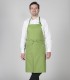 Delantal con peto camarero Verde oliva