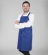 Delantal con peto camarero Azulina