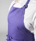 Delantal con peto camarero Morado