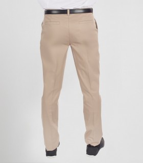 Pantalón chino para camarero Crema