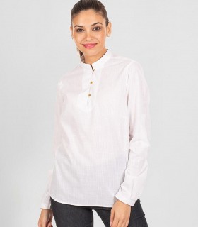 Camisa mujer Flora Falso Lino