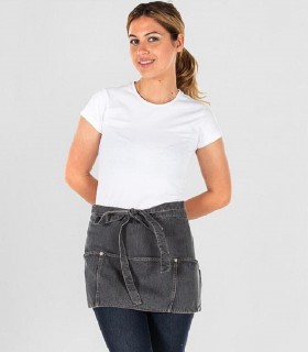 Delantal vaquero Negro para camarero