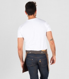 Delantal de cuero Marrón para camarero