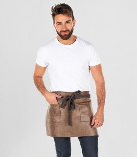 Delantal de cuero Marrón para camarero