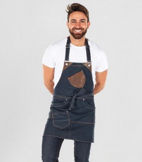Delantal vaquero Azul marino para camarero