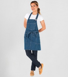Delantal con peto Tejano para camarero