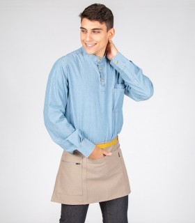 Delantal corto Gris para camarero