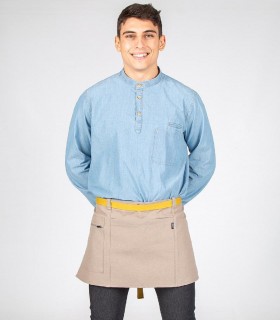 Delantal corto Gris para camarero