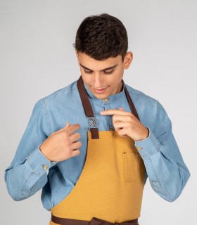 Delantal con peto Albero para camarero