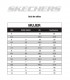 Calzado laboral mujer Skechers Blanco - Tabla de medidas