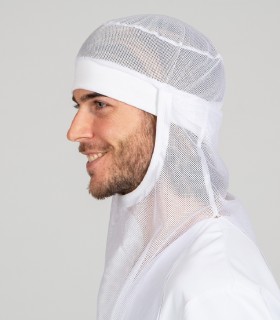 Gorro rejilla Sahara ideal para industria alimentaria y cocina